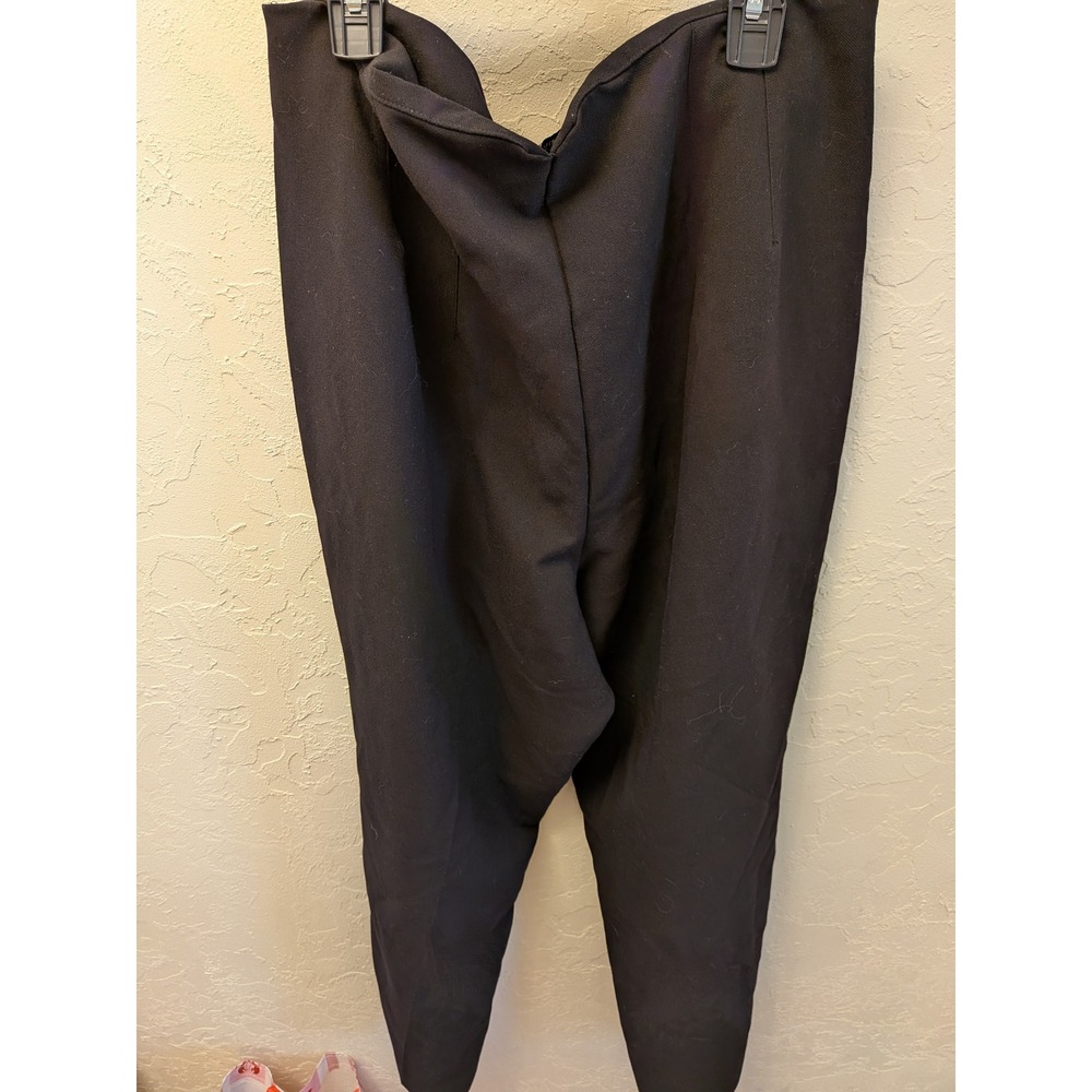 Nine West Womens Tapered Dress‎ Pants Career Work Black Size 16
